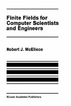 portada finite fields for computer scientists and engineers (en Inglés)