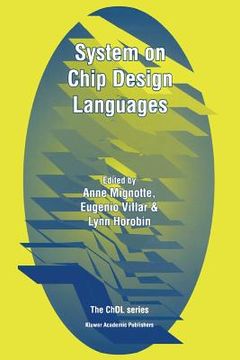 portada system on chip design languages (en Inglés)