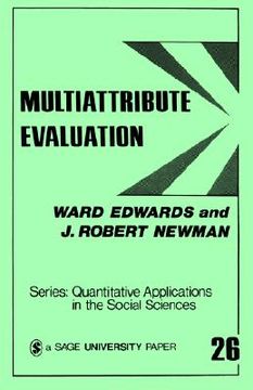 portada multiattribute evaluation (en Inglés)