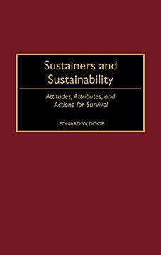 portada Sustainers and Sustainability: Attitudes, Attributes, and Actions for Survival (en Inglés)
