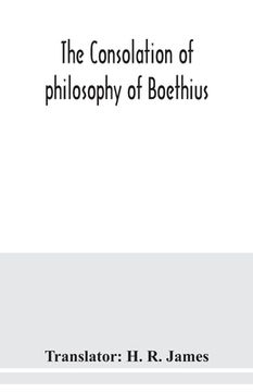 portada The consolation of philosophy of Boethius (en Inglés)