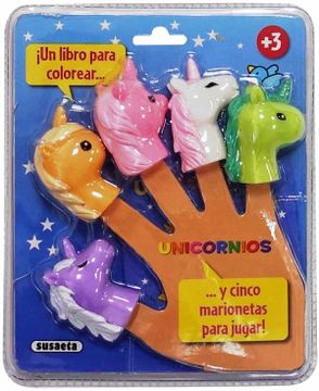 portada Unicornios (Colorea y Juega con Marionetas) (in Spanish)