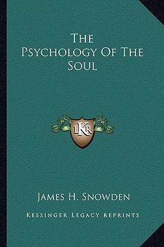 portada the psychology of the soul (en Inglés)