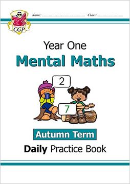 portada New ks1 Mental Maths Daily Practice Book: Year 1 - Autumn Term (Cgp ks1 Maths) (en Inglés)