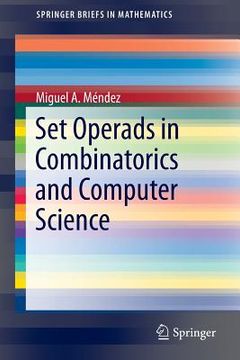 portada Set Operads in Combinatorics and Computer Science (en Inglés)