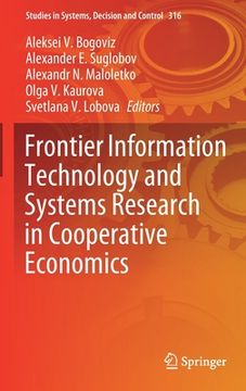 portada Frontier Information Technology and Systems Research in Cooperative Economics
