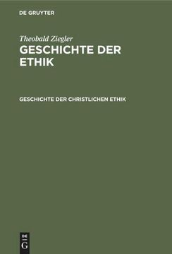 portada Geschichte der Christlichen Ethik (en Alemán)