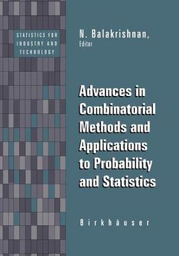 portada advances in combinatorial methods and applications to probability and statistics (en Inglés)