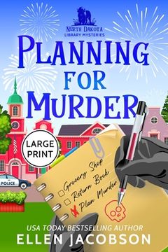portada Planning for Murder: Large Print Edition (in English)