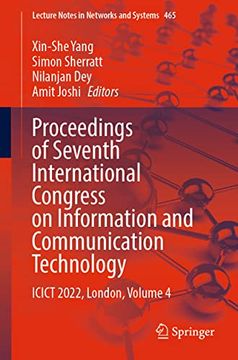 portada Proceedings of Seventh International Congress on Information and Communication Technology: Icict 2022, London, Volume 4 (in English)
