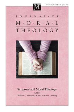 portada Journal of Moral Theology, Volume 10, Special Issue 1
