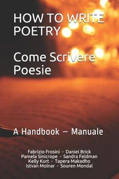 portada How to write Poetry - Come scrivere Poesie: A Handbook - Manuale (en Inglés)