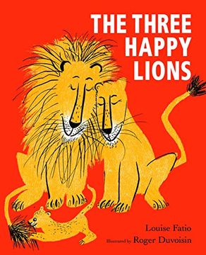 portada The Three Happy Lions (The Happy Lion) (en Inglés)