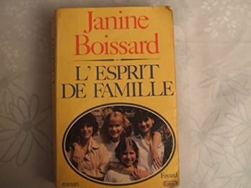 portada L'esprit de Famille (in French)