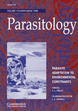 portada parasite adaptation to environmental constraints