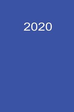 portada 2020: Wochenplaner 2020 A5 Blau (in German)