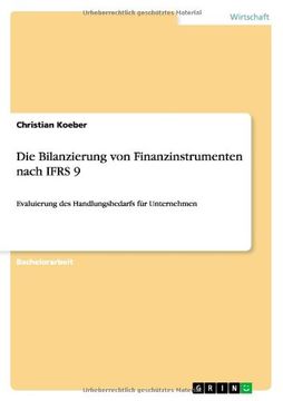 portada Die Bilanzierung von Finanzinstrumenten nach IFRS 9