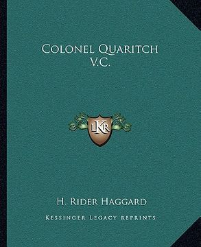 portada colonel quaritch v.c. (en Inglés)