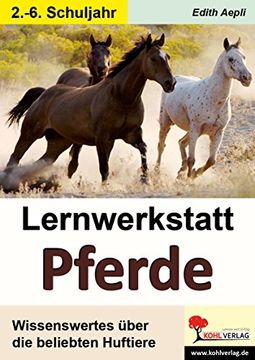 portada Lernwerkstatt Pferde: Kopiervorlagen zum Einsatz in der Freiarbeit / zum Stationenlernen - 42 Kopiervorlagen (en Alemán)
