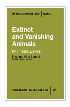 portada extinct and vanishing animals: a biology of extinction and survival (en Inglés)