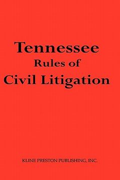 portada tennessee rules of civil litigation (en Inglés)