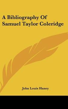 portada a bibliography of samuel taylor coleridge (in English)
