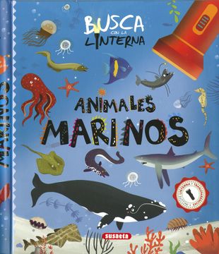 portada Busca con la Linterna Animales Marinos (in Spanish)