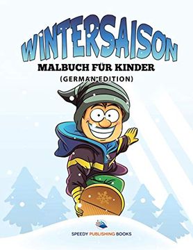 portada Wintersaison-Malbuch für Kinder (en Alemán)