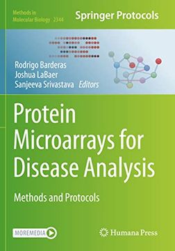 portada Protein Microarrays for Disease Analysis: Methods and Protocols (Methods in Molecular Biology) (en Inglés)