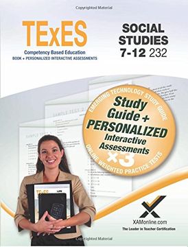 portada TExES Social Studies 7-12 232 Book + Online