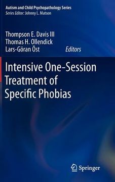 portada intensive one-session treatment of specific phobias (en Inglés)