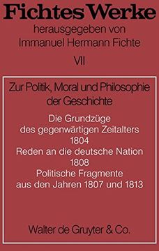 portada Werke, 11 Bde., Bd.7, Zur Politik, Moral Und Philosophie Der Geschichte. (in German)