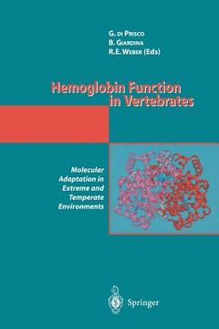 portada Hemoglobin Function in Vertebrates: Molecular Adaptation in Extreme and Temperate Environments (en Inglés)