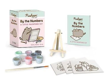 portada Pusheen by the Numbers: A Little Painting kit (rp Minis) (en Inglés)