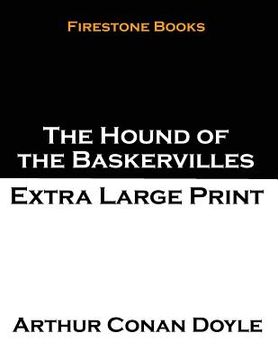 portada The Hound of the Baskervilles: Extra Large Print (en Inglés)