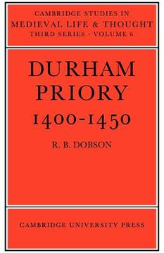 portada Durham Priory 1400 1450 (Cambridge Studies in Medieval Life and Thought: Third Series) 