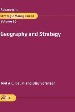 portada geography and strategy (en Inglés)