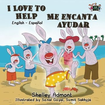 portada I Love to Help Me encanta ayudar: English Spanish Bilingual Edition (English Spanish Bilingual Collection)