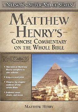portada matthew henry's concise commentary on the whole bible (in English)