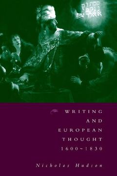 portada Writing and European Thought (en Inglés)