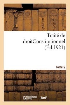 portada Traité de Droitconstitutionnel. Tome 2 (en Francés)