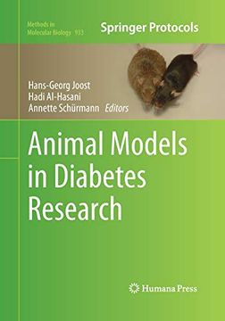 portada Animal Models in Diabetes Research (Methods in Molecular Biology, 933) (en Inglés)