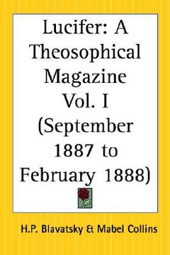 portada lucifer: a theosophical magazine, september 1887 to february 1888 (in English)