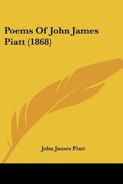 portada poems of john james piatt (1868) (en Inglés)