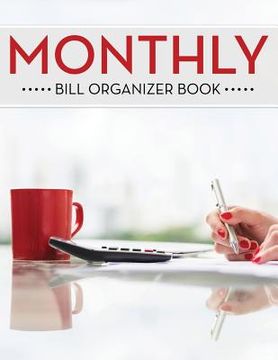 portada Monthly Bill Organizer Book (en Inglés)
