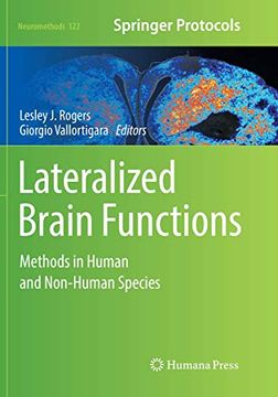 portada Lateralized Brain Functions: Methods in Human and Non-Human Species (Neuromethods, 122) (en Inglés)