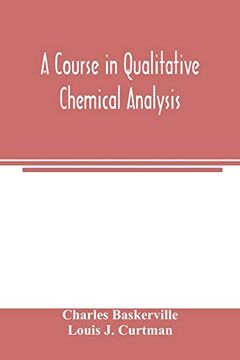 portada A Course in Qualitative Chemical Analysis (in English)