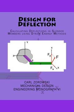 portada Design for Deflection: Calculating Deflections in Slender Member using Strain Energy Methods (en Inglés)