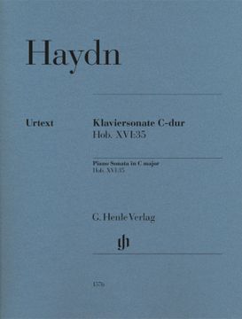 portada Haydn - Sonata en do Mayor (Hob. Xvi/35) Para Piano (Urtext)