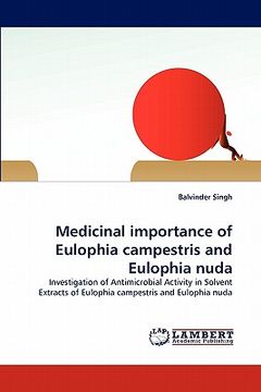 portada medicinal importance of eulophia campestris and eulophia nuda (en Inglés)